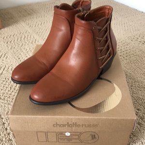 Brown booties